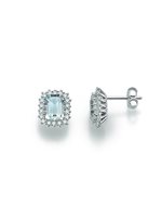 Pendientes Promesse Mujer in Oro Acquamarina 1.50 Ct OROT75CO - OROT75CO